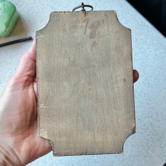 Vintage Holly Hobbie Wooden Wall Plaques With Ring Mounts - Picture 7 of 11